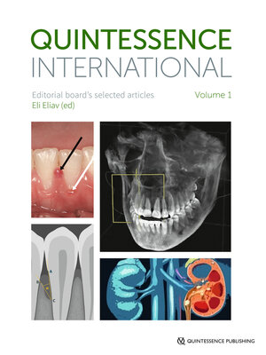 cover image of Quintessence International Volume 1